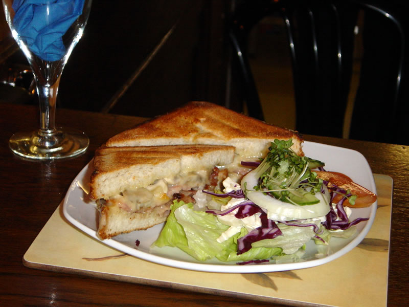 Toasted Sandwich - Weybridge Pub Food at The Old Crown